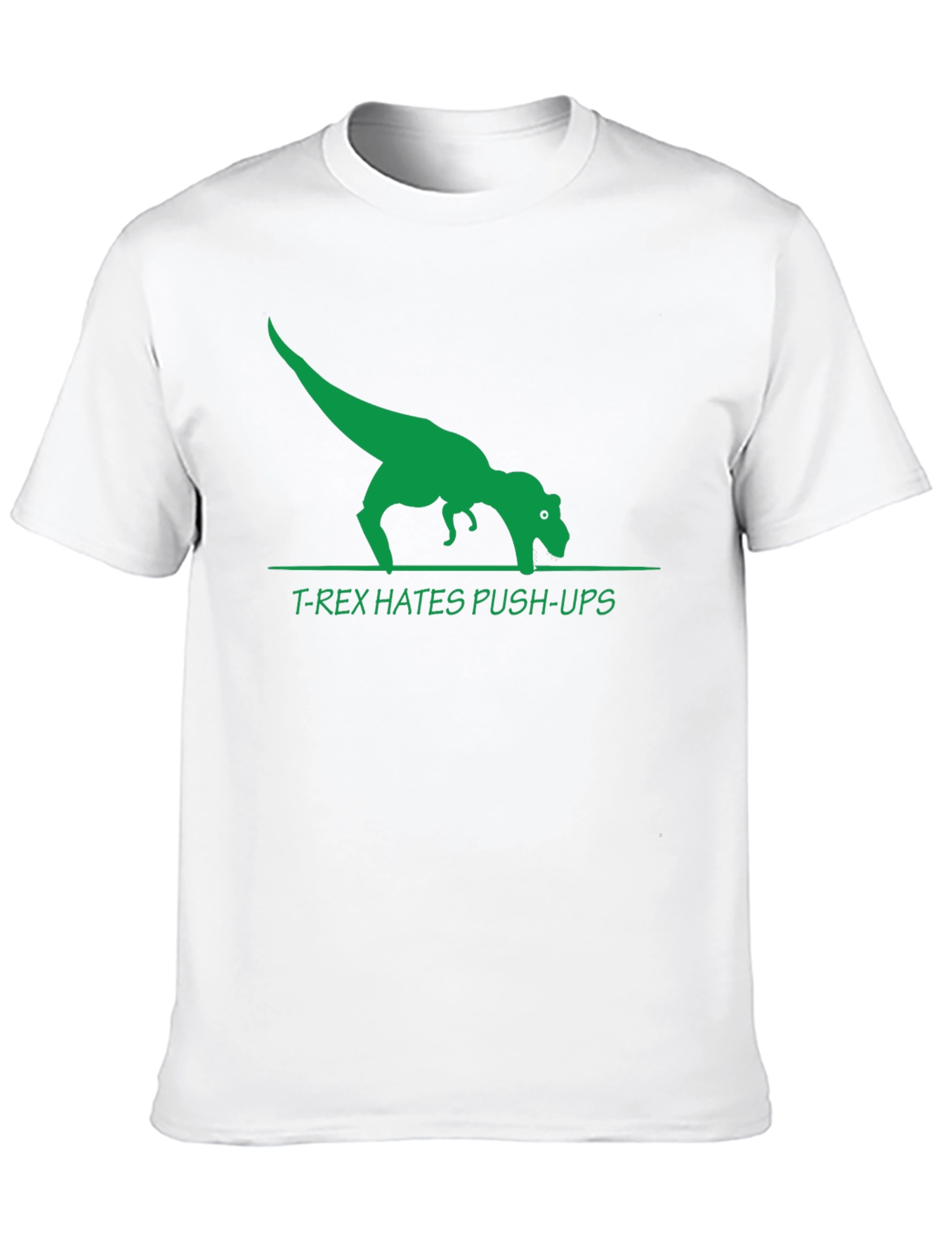 T-Rex Hates Push-Ups Graphic T-Shirt