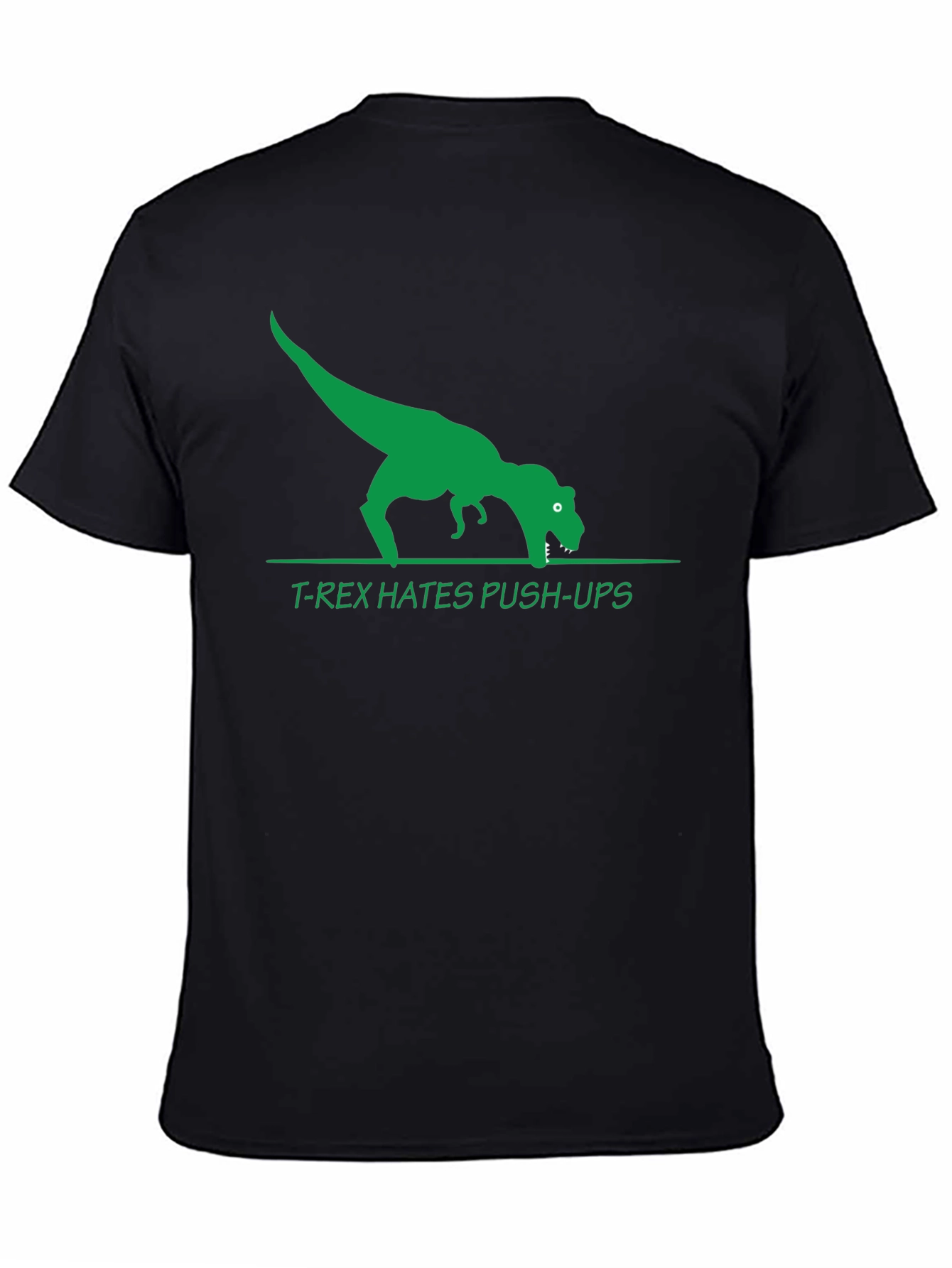 T-Rex Hates Push-Ups Graphic T-Shirt