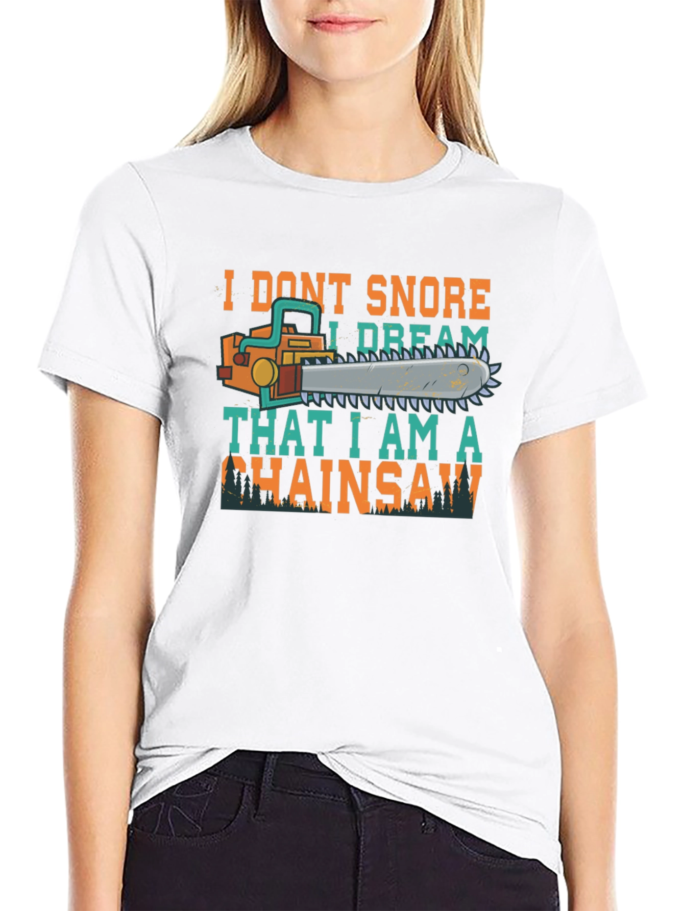 I Dream That I Am a Chainsaw Graphic Tee