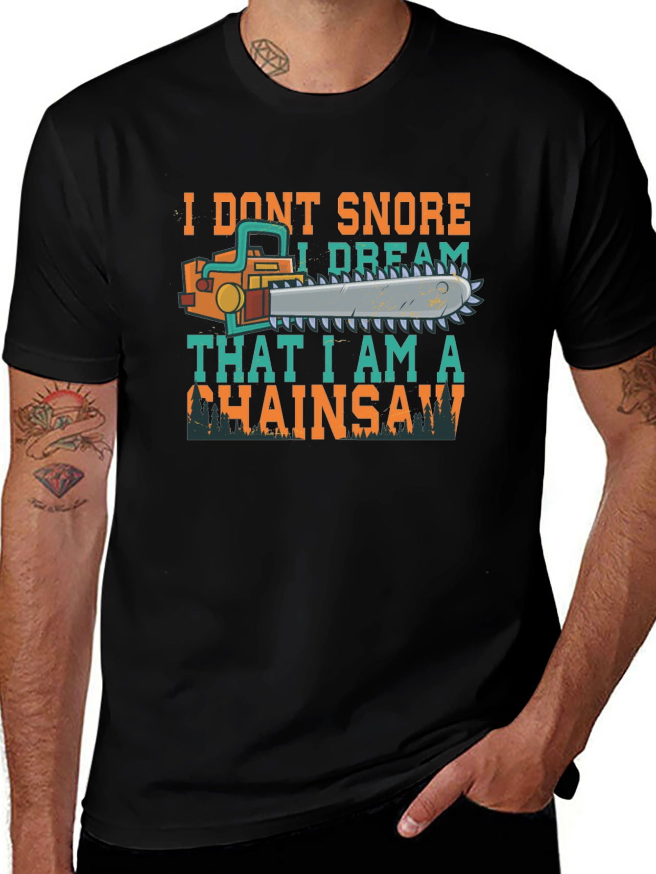 I Dream That I Am a Chainsaw Graphic Tee