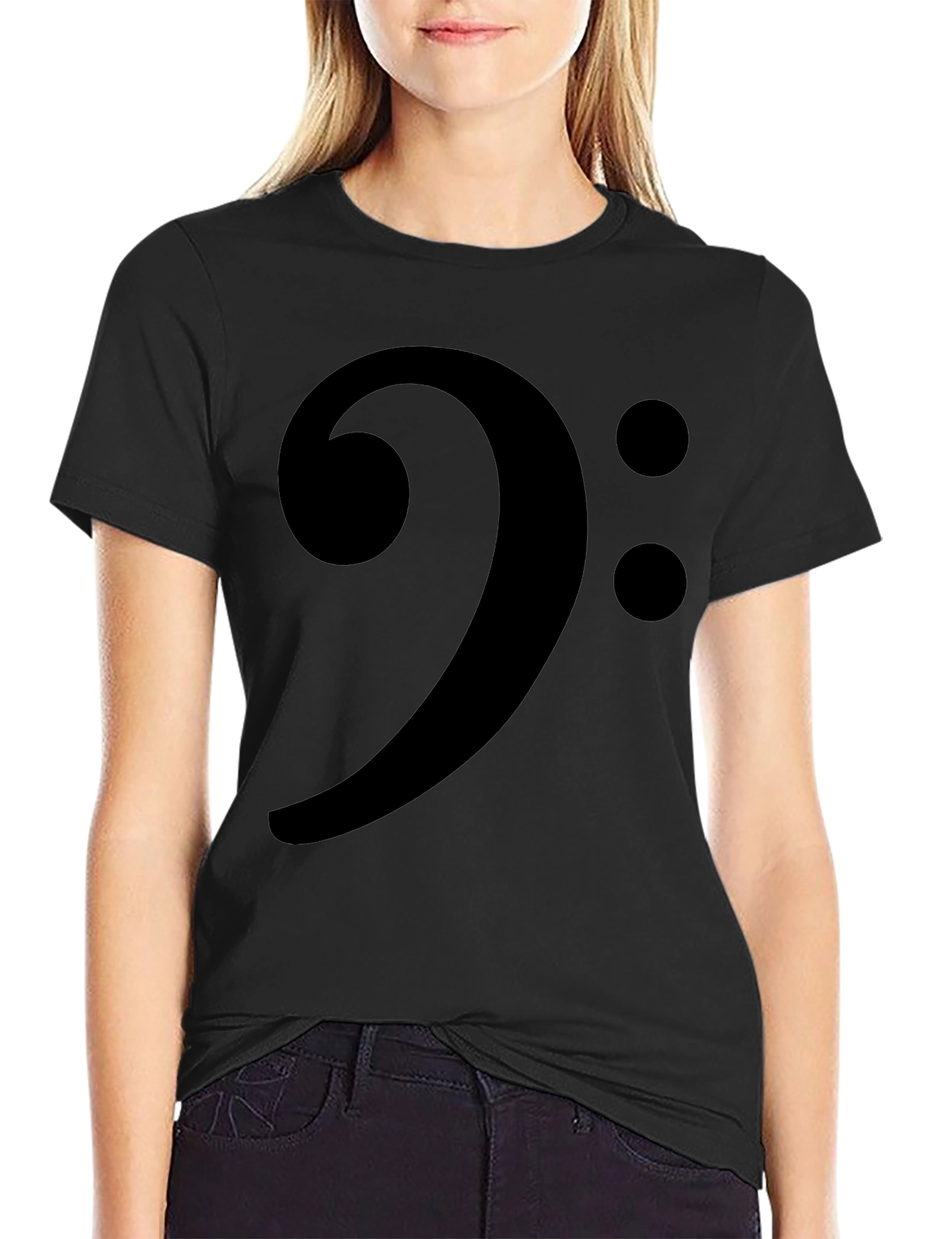 Bass Clef Music T-Shirt - Stylish Musician Apparel