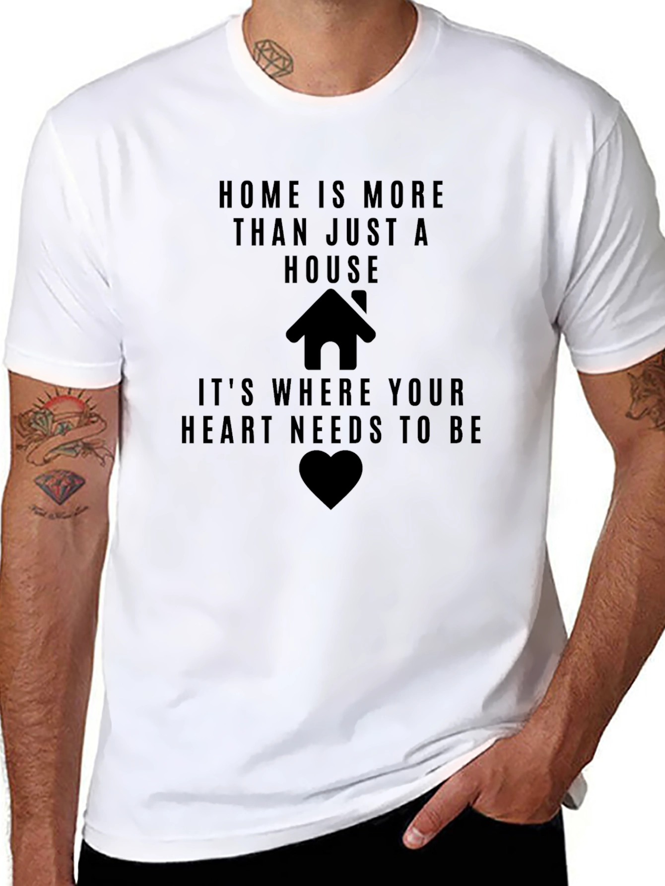 Home is Where the Heart Is Graphic Tee
