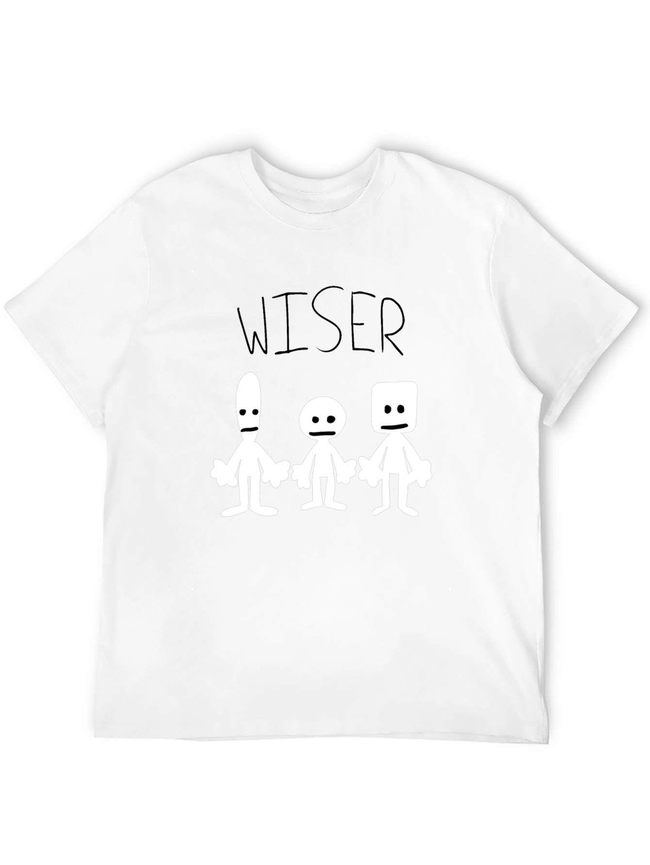 Wiser T-Shirt Graphic Print Black Crew Neck