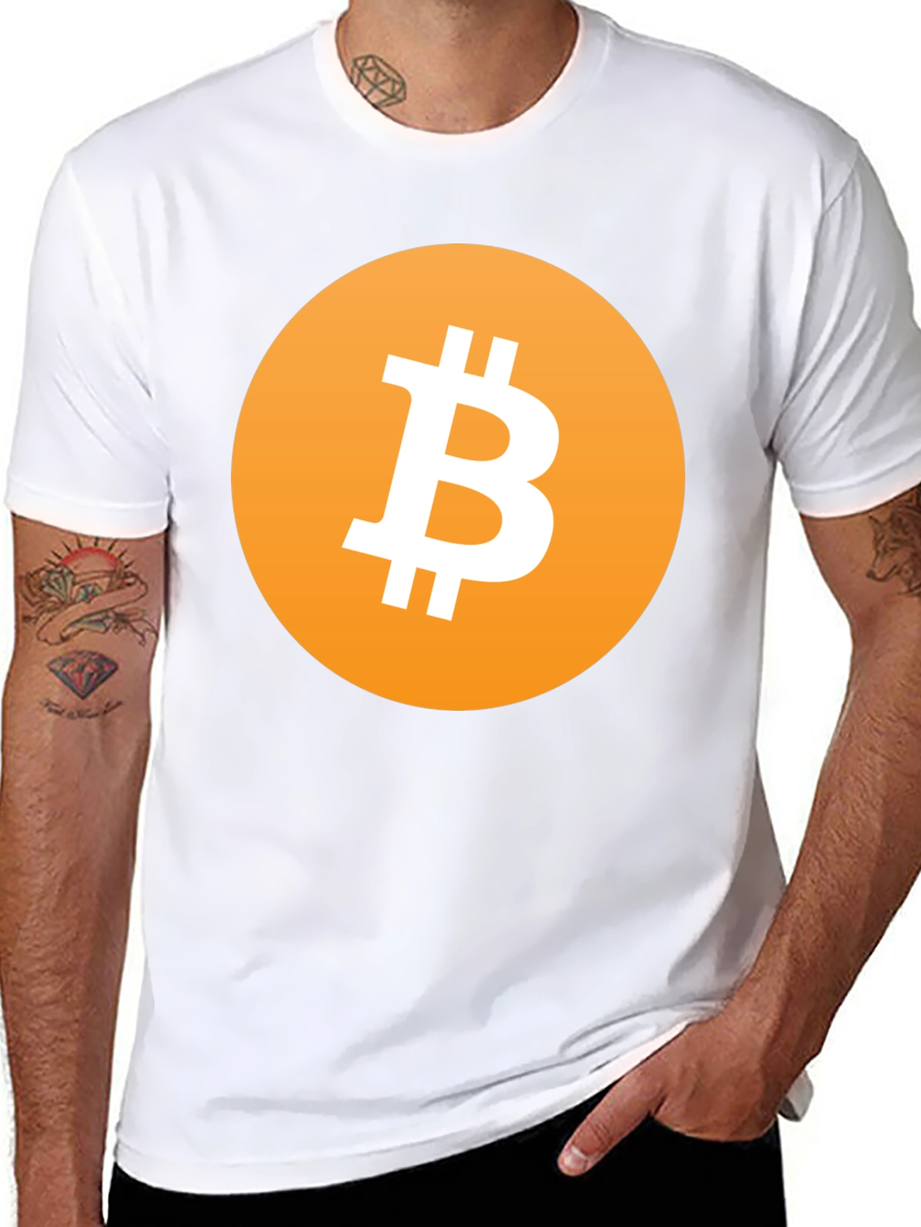 Bitcoin Logo T-Shirt - Black Crypto Tee