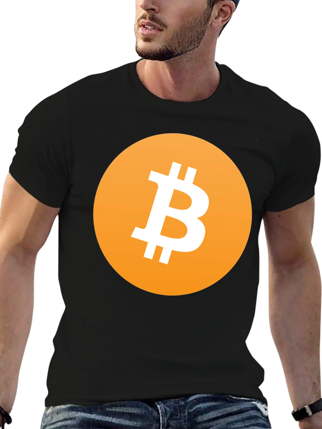 Bitcoin Logo T-Shirt - Black Crypto Tee