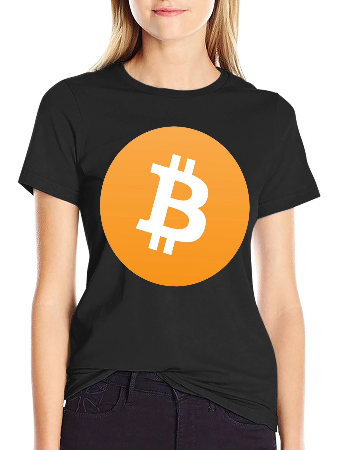 Bitcoin Logo T-Shirt - Black Crypto Tee