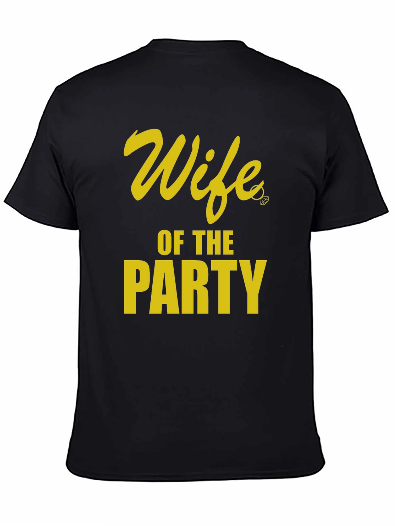 Wife of the Party Graphic Tee - Black