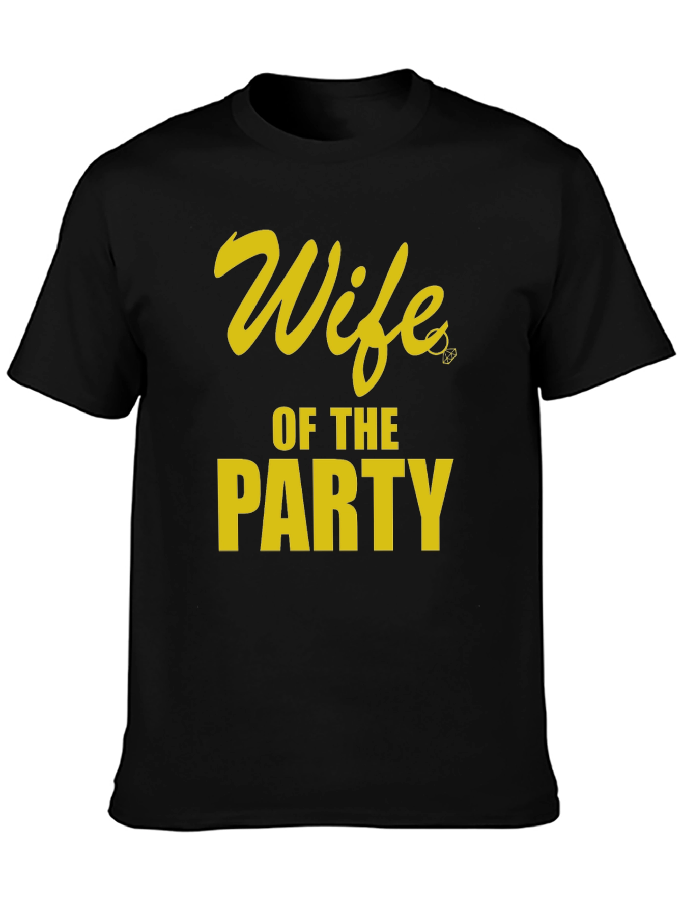 Wife of the Party Graphic Tee - Black