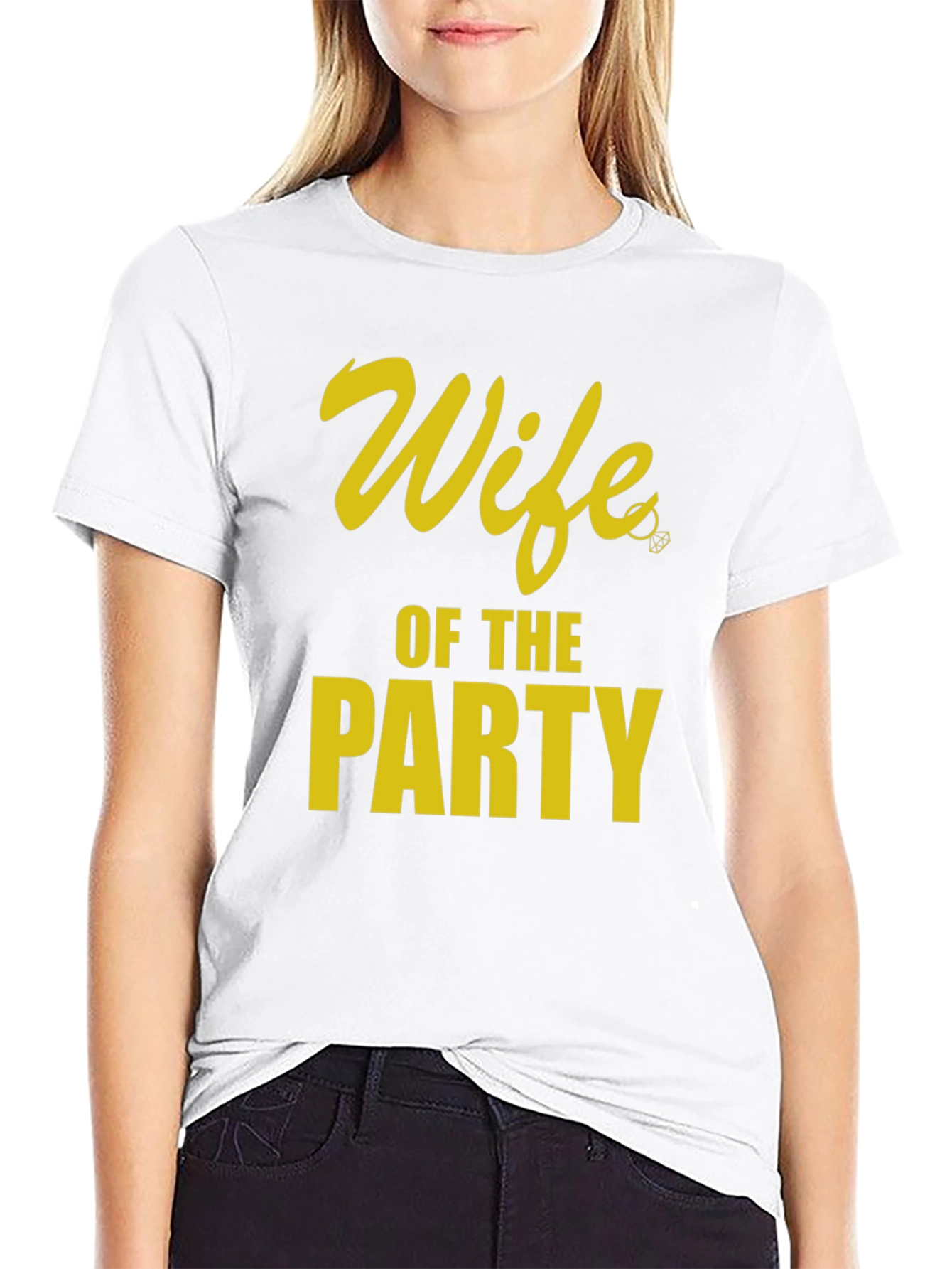 Wife of the Party Graphic Tee - Black