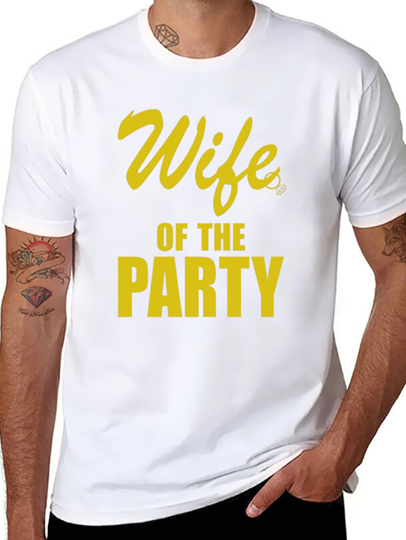 Wife of the Party Graphic Tee - Black