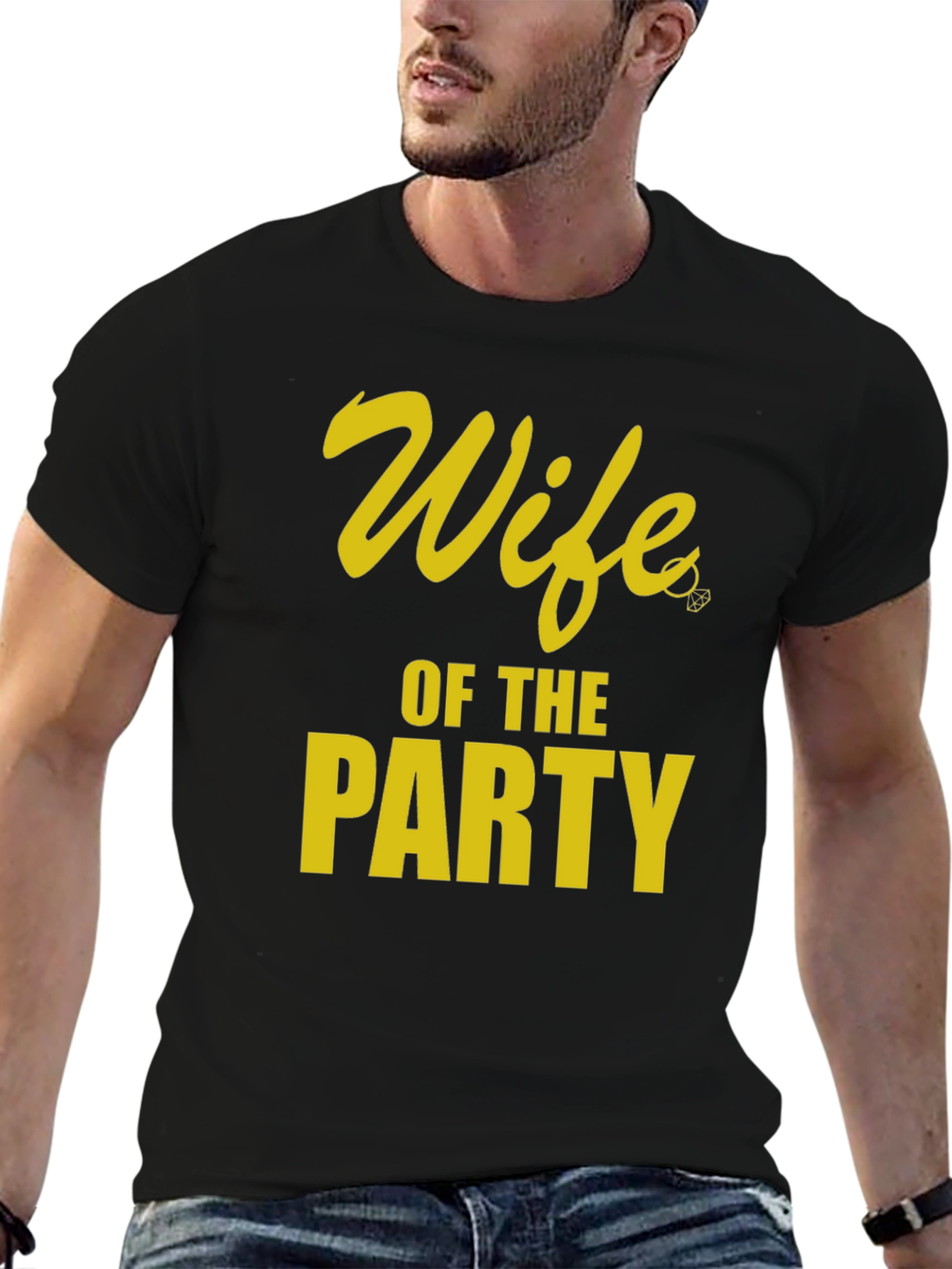 Wife of the Party Graphic Tee - Black