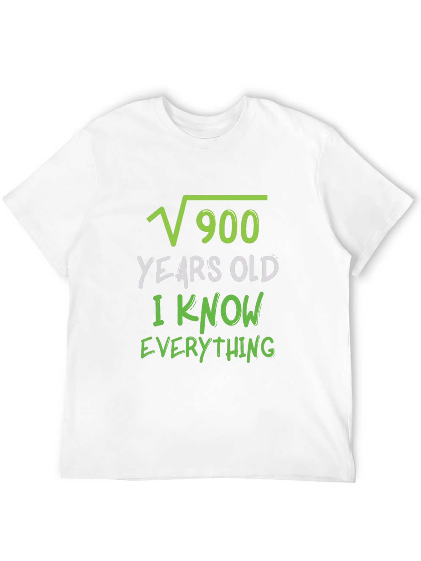 Funny Math Joke T-Shirt - √900 Years Old