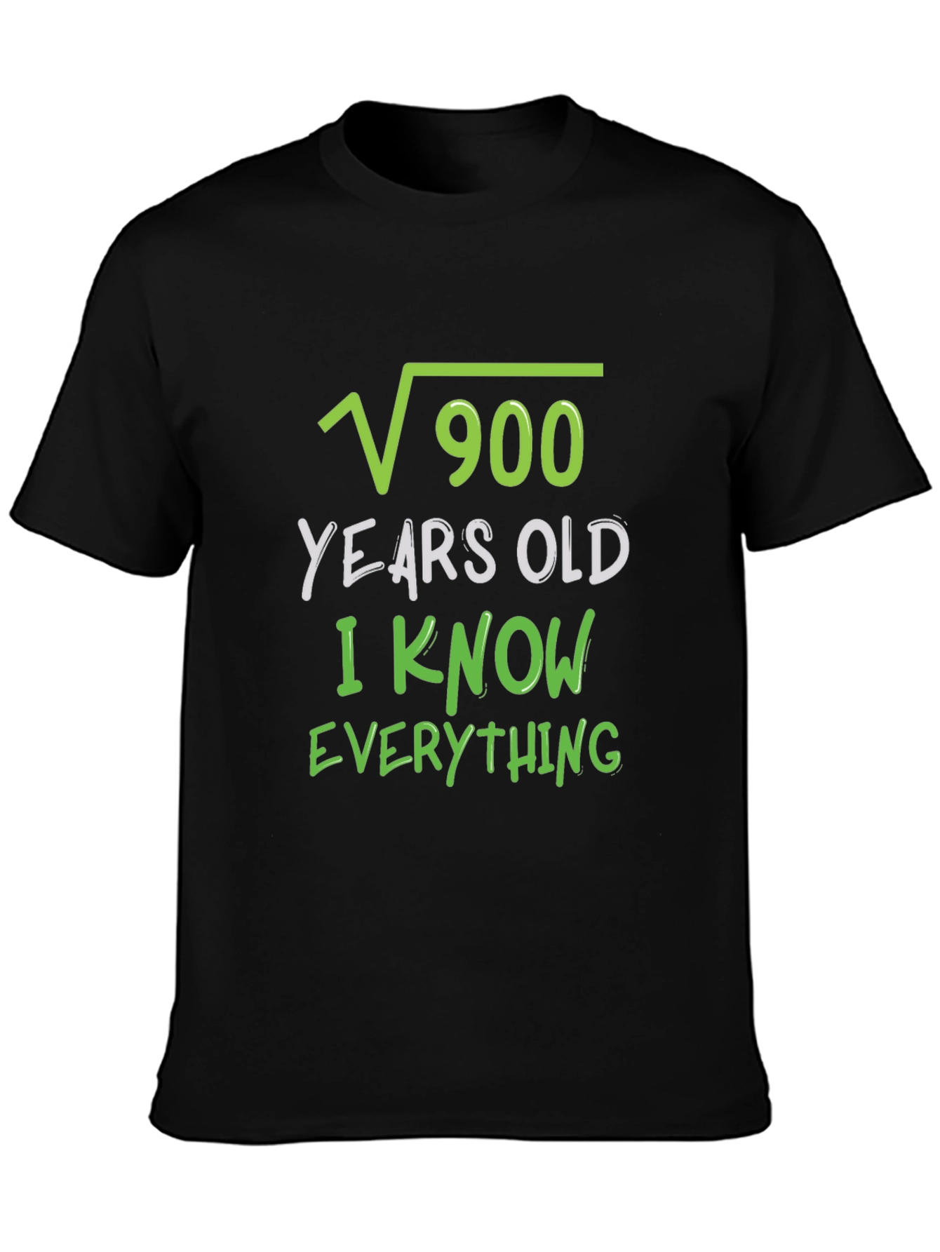 Funny Math Joke T-Shirt - √900 Years Old