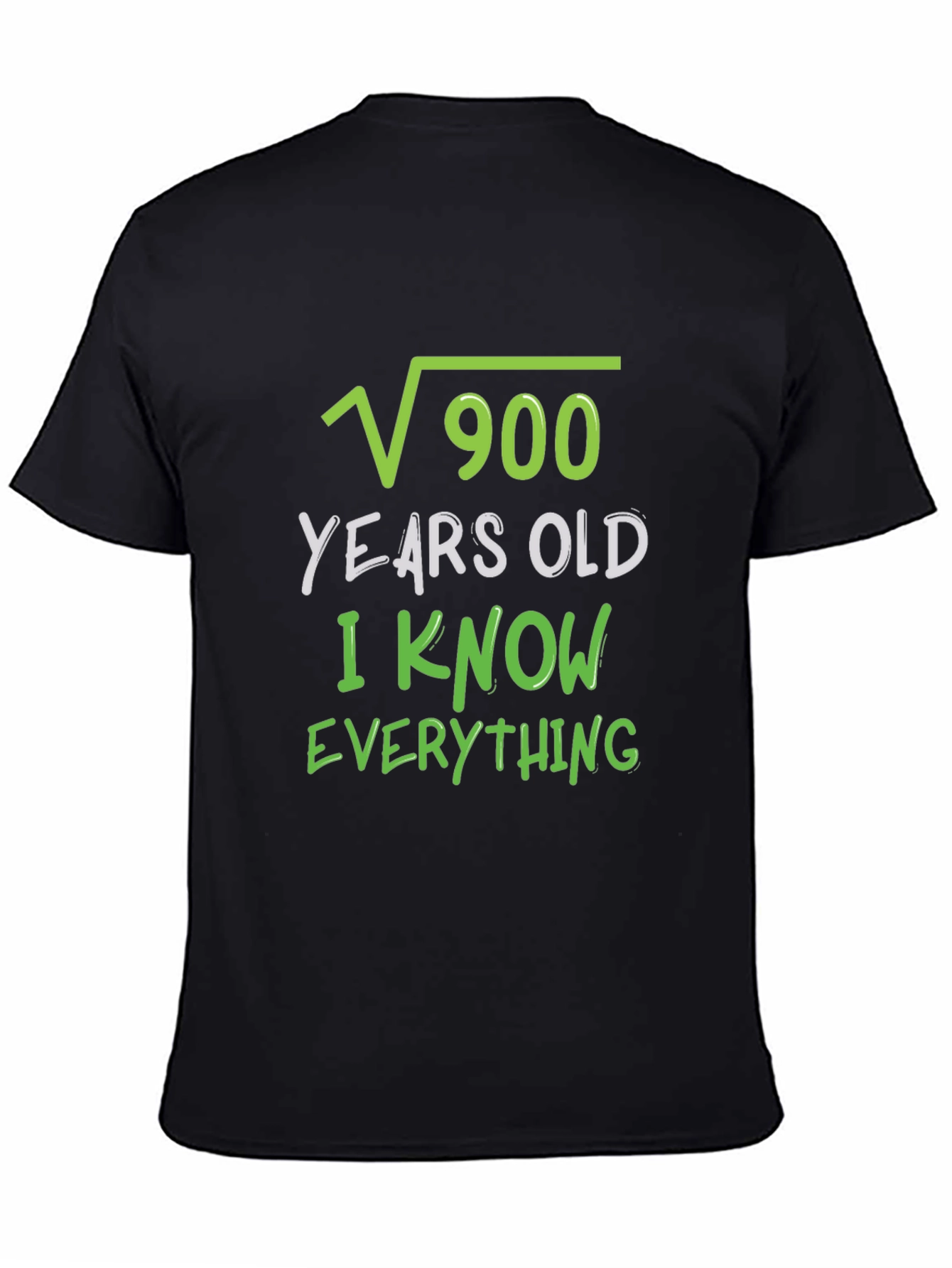 Funny Math Joke T-Shirt - √900 Years Old