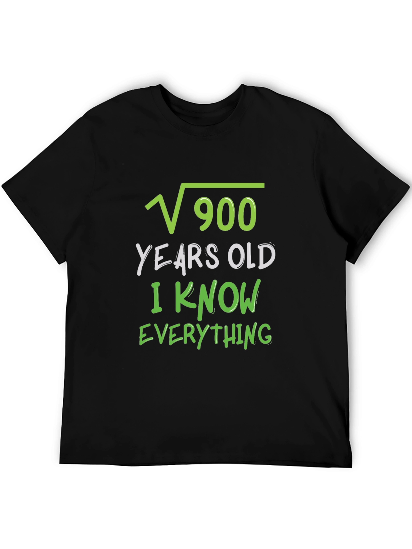 Funny Math Joke T-Shirt - √900 Years Old