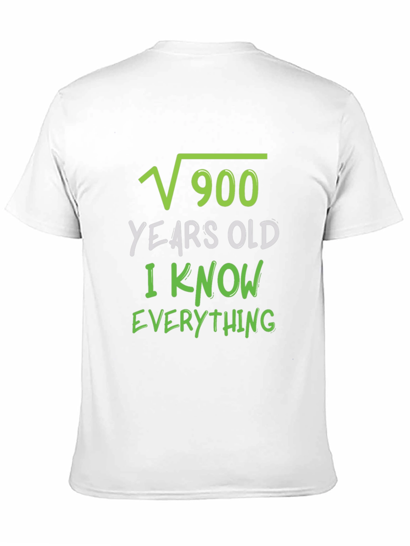 Funny Math Joke T-Shirt - √900 Years Old