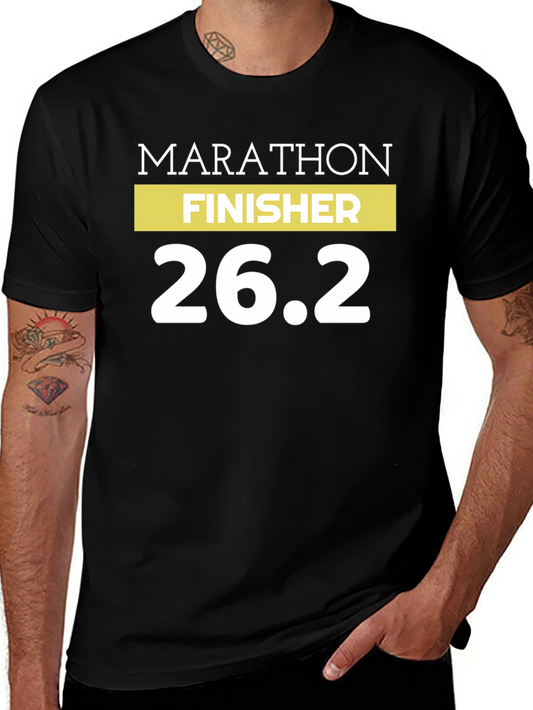 Marathon Finisher 26.2 Black T-Shirt