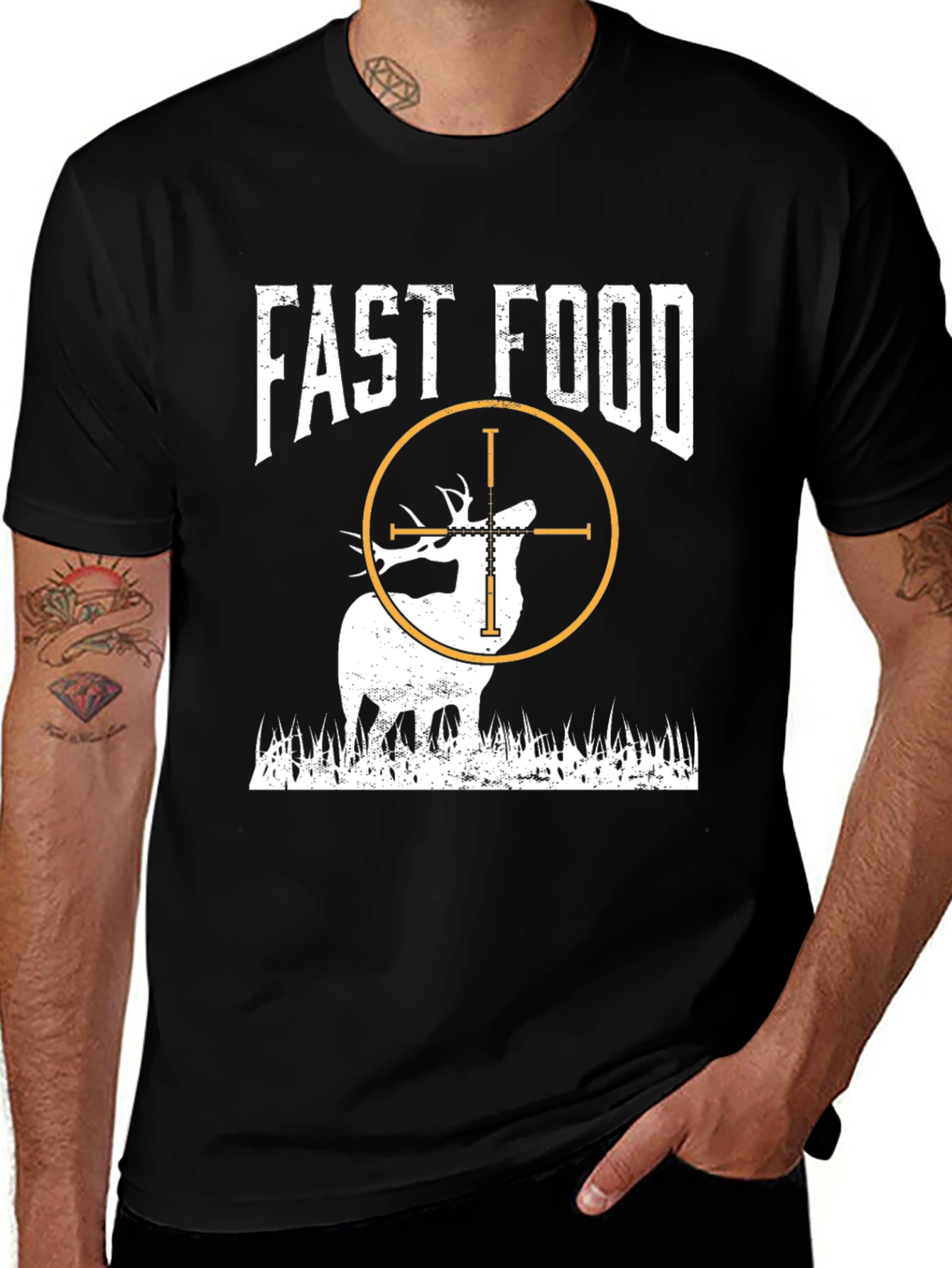 Fast Food Deer Hunting T-Shirt