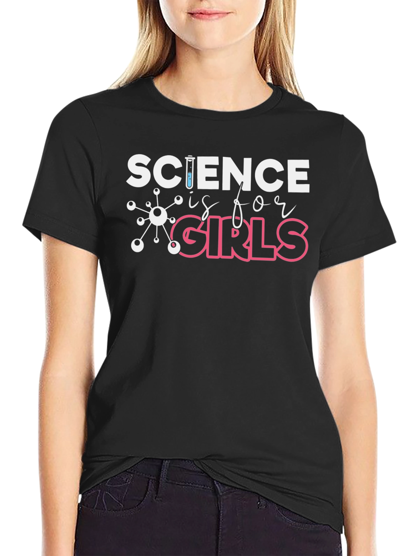 Science is for Girls Graphic Tee