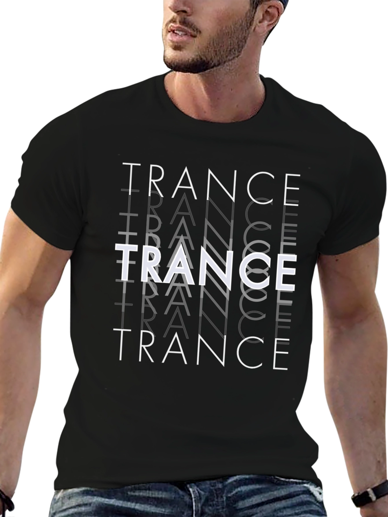Trance Music T-Shirt - Black Graphic Tee
