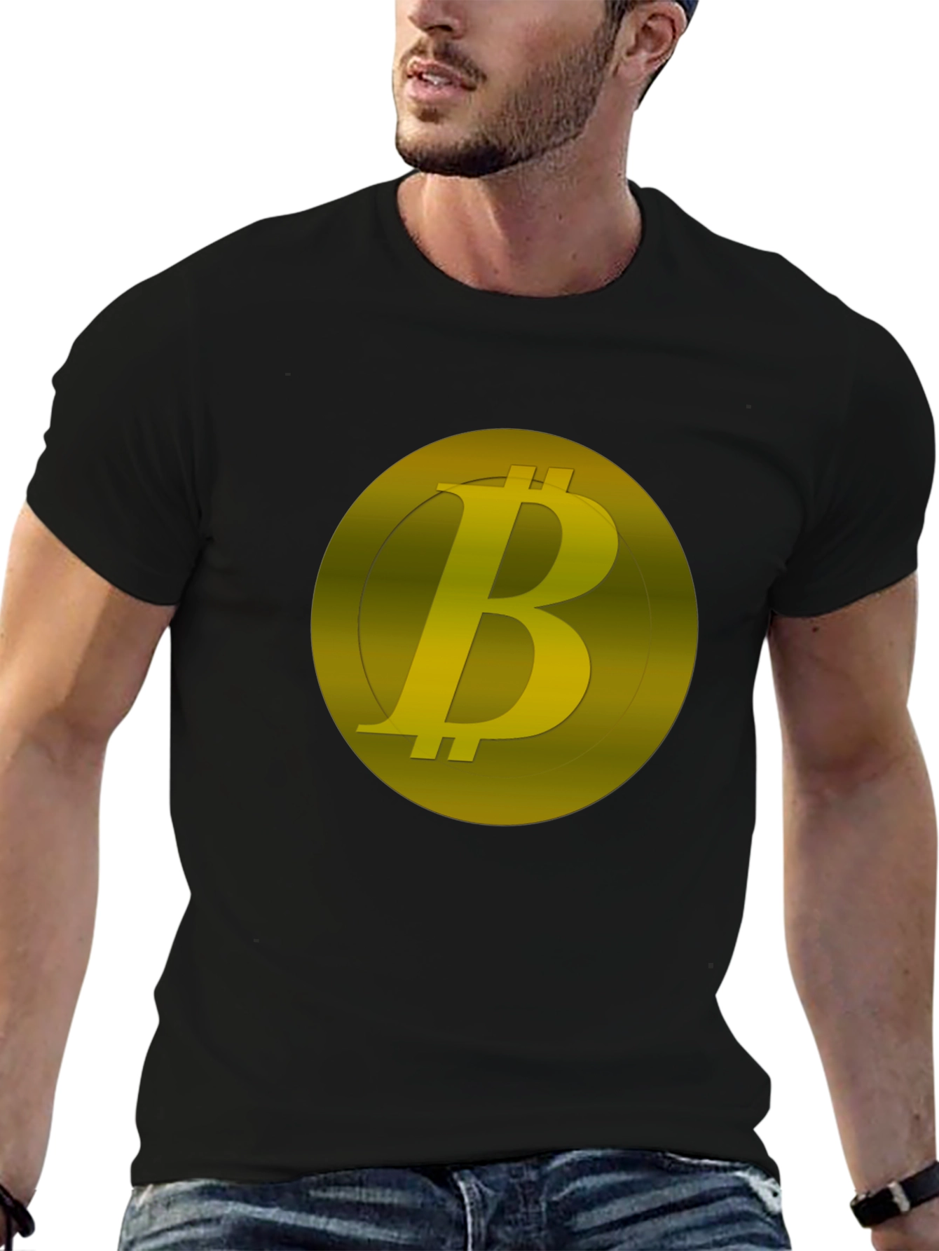 Bitcoin Logo Graphic Tee - Crypto T-Shirt