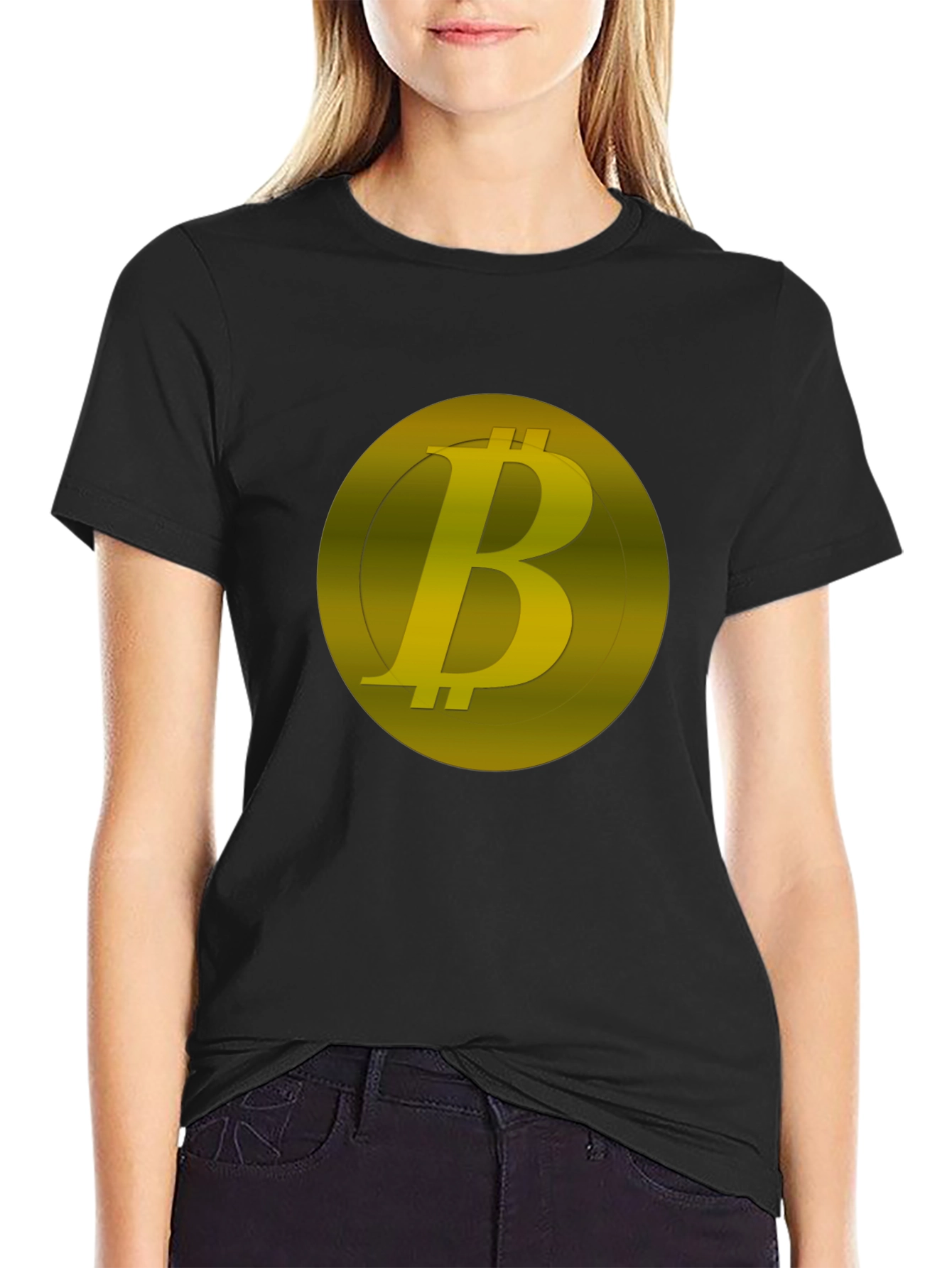 Bitcoin Logo Graphic Tee - Crypto T-Shirt