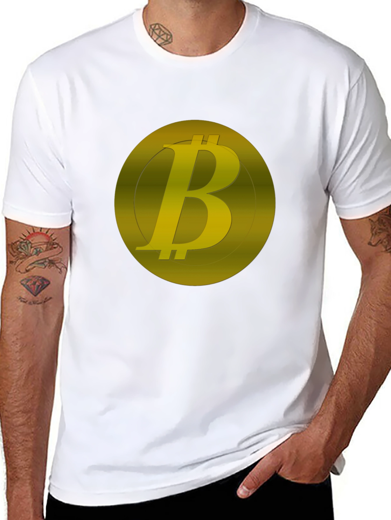 Bitcoin Logo Graphic Tee - Crypto T-Shirt