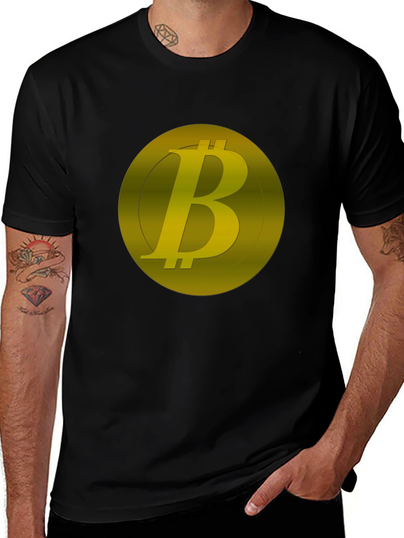 Bitcoin Logo Graphic Tee - Crypto T-Shirt