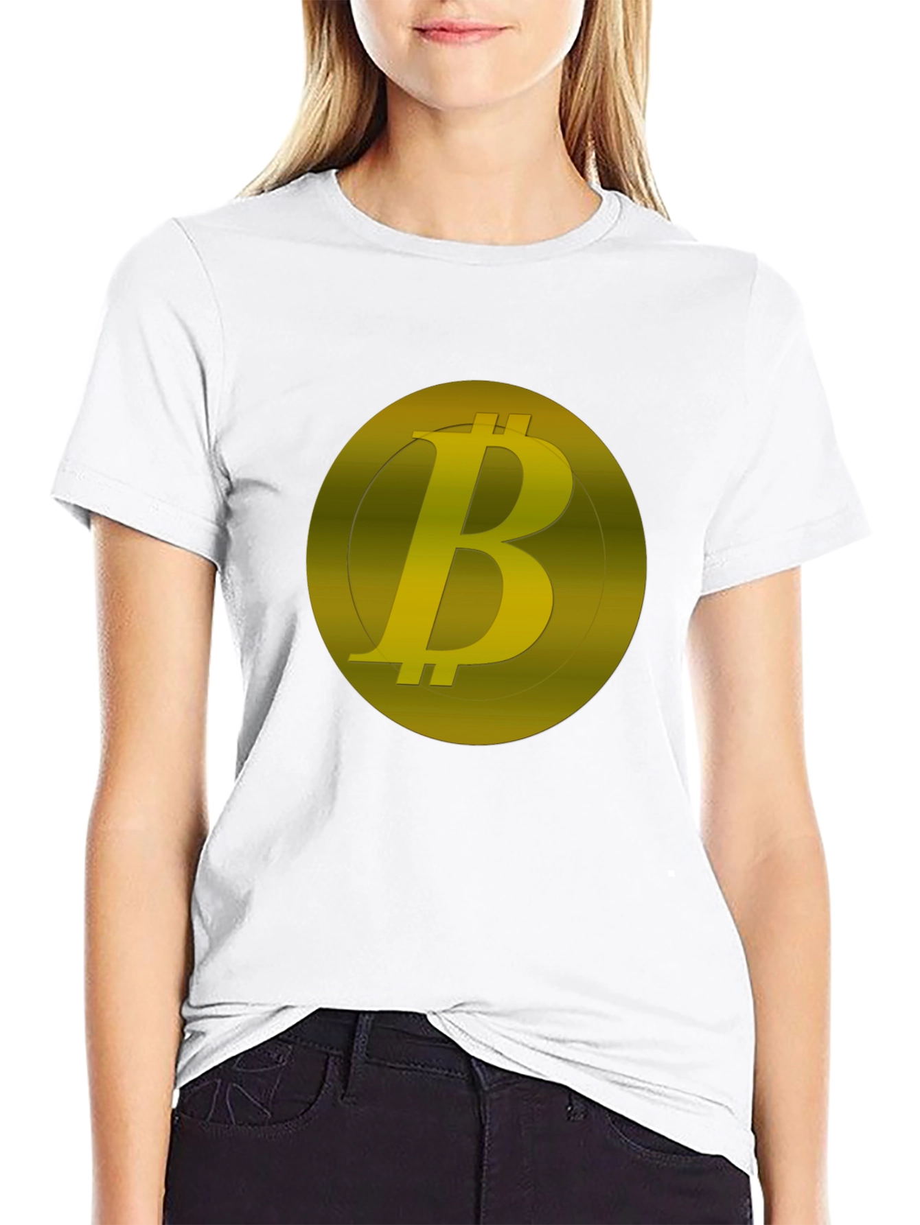 Bitcoin Logo Graphic Tee - Crypto T-Shirt