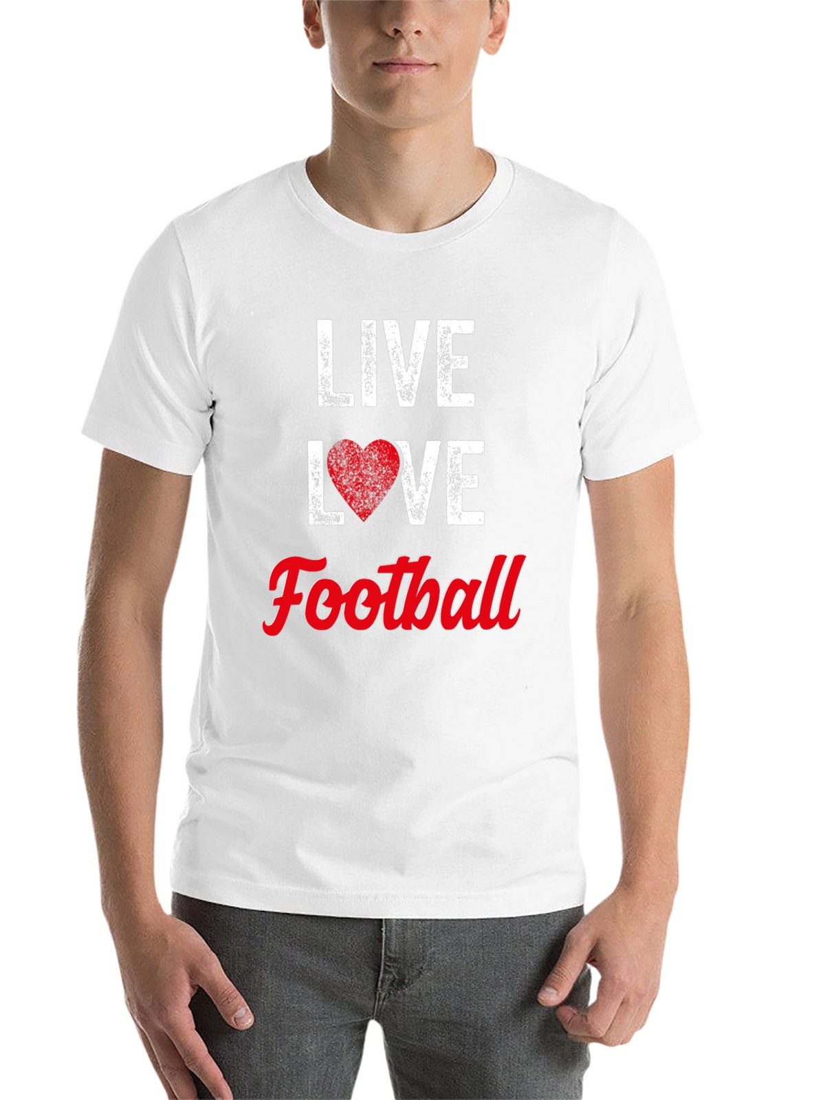 Live Love Football Graphic Tee - Unisex