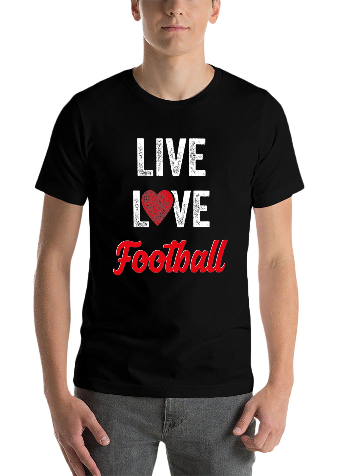 Live Love Football Graphic Tee - Unisex
