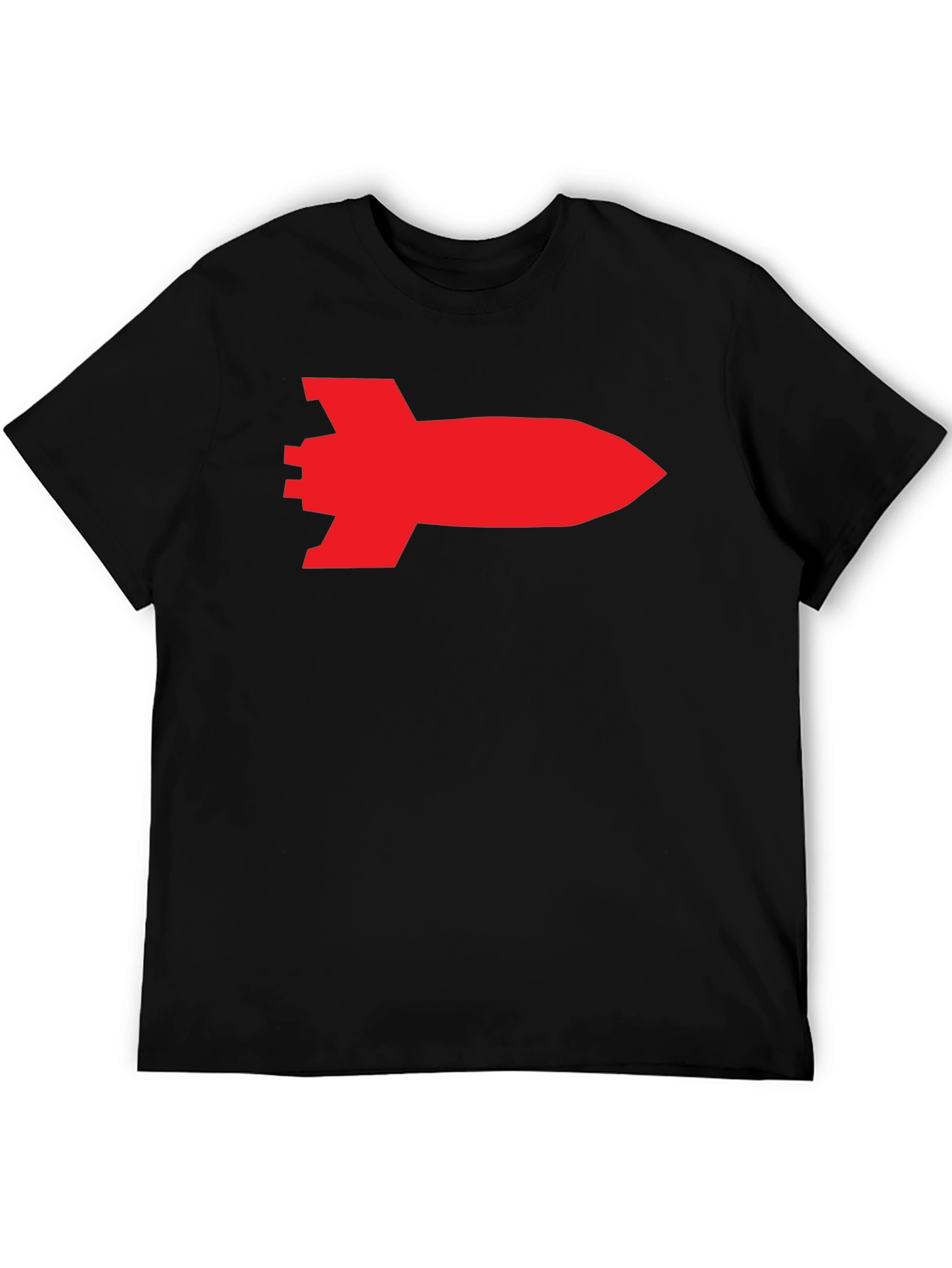 Red Rocket Graphic T-Shirt - Classic Style