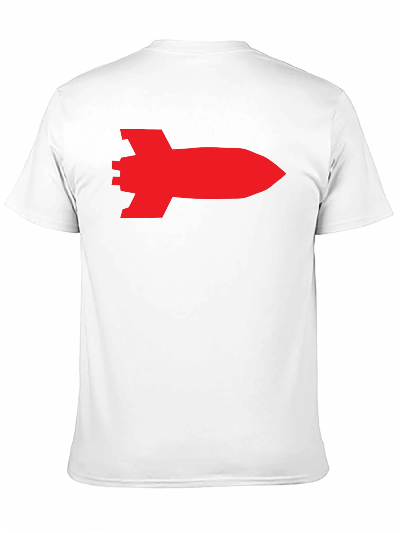 Red Rocket Graphic T-Shirt - Classic Style