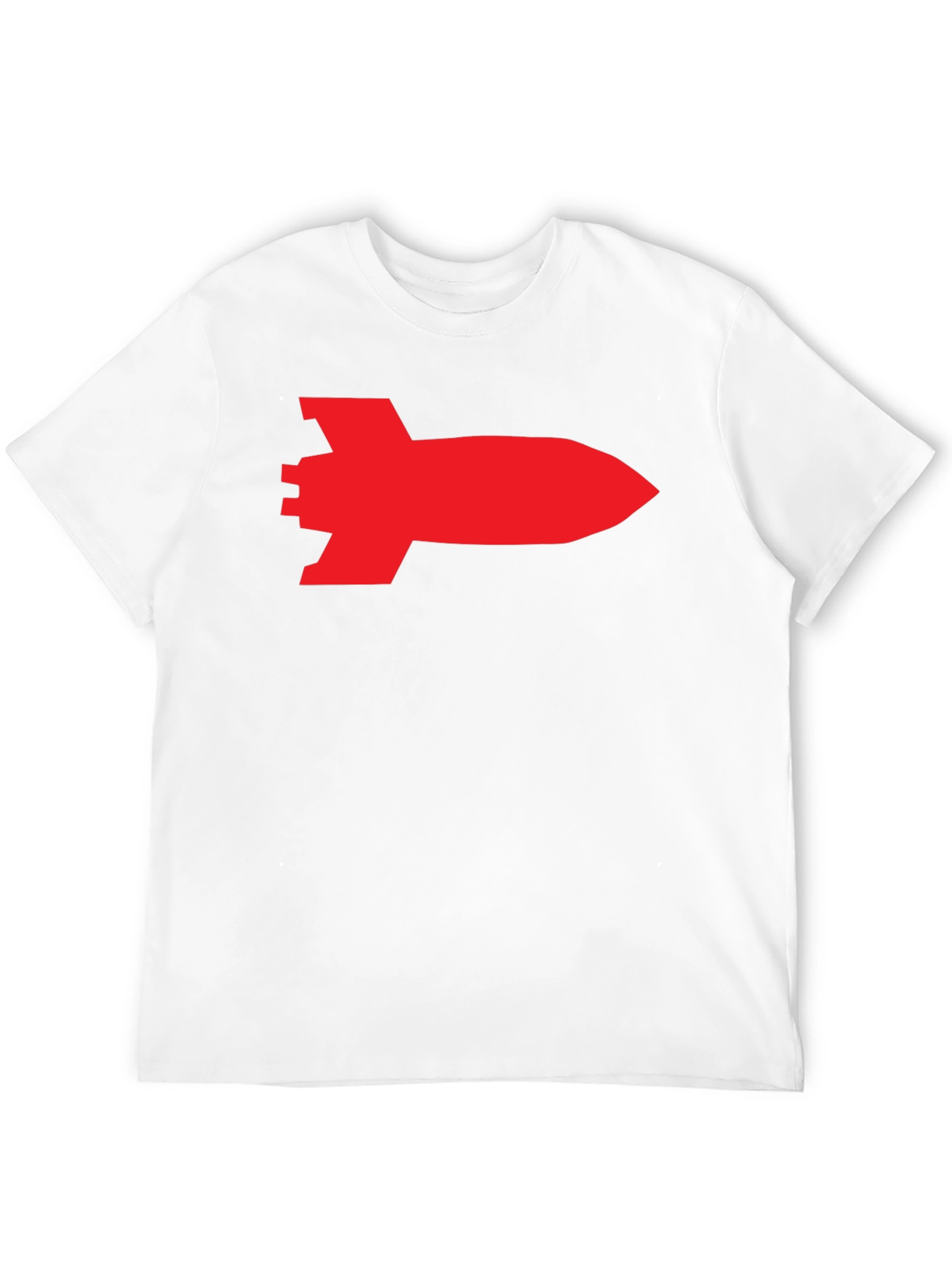 Red Rocket Graphic T-Shirt - Classic Style