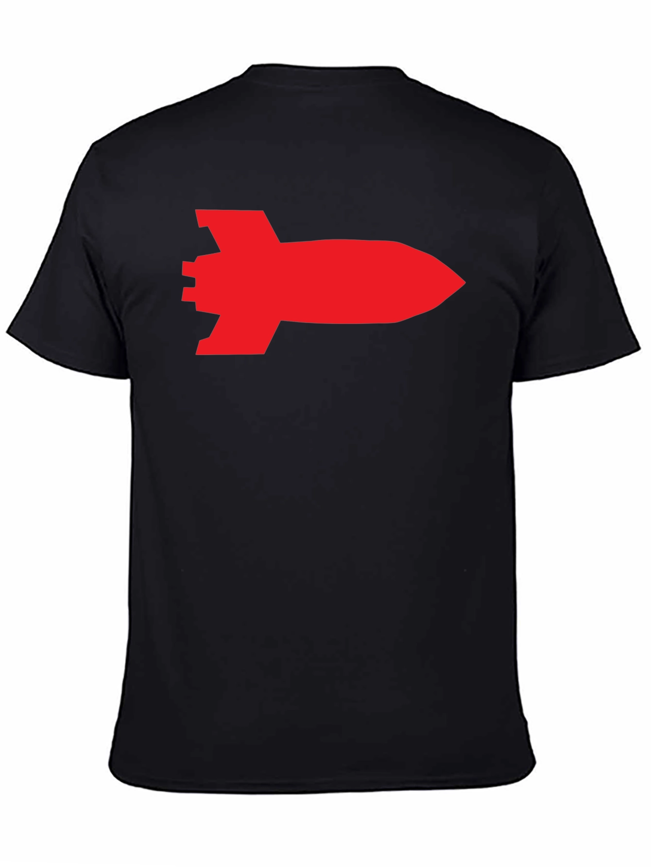 Red Rocket Graphic T-Shirt - Classic Style