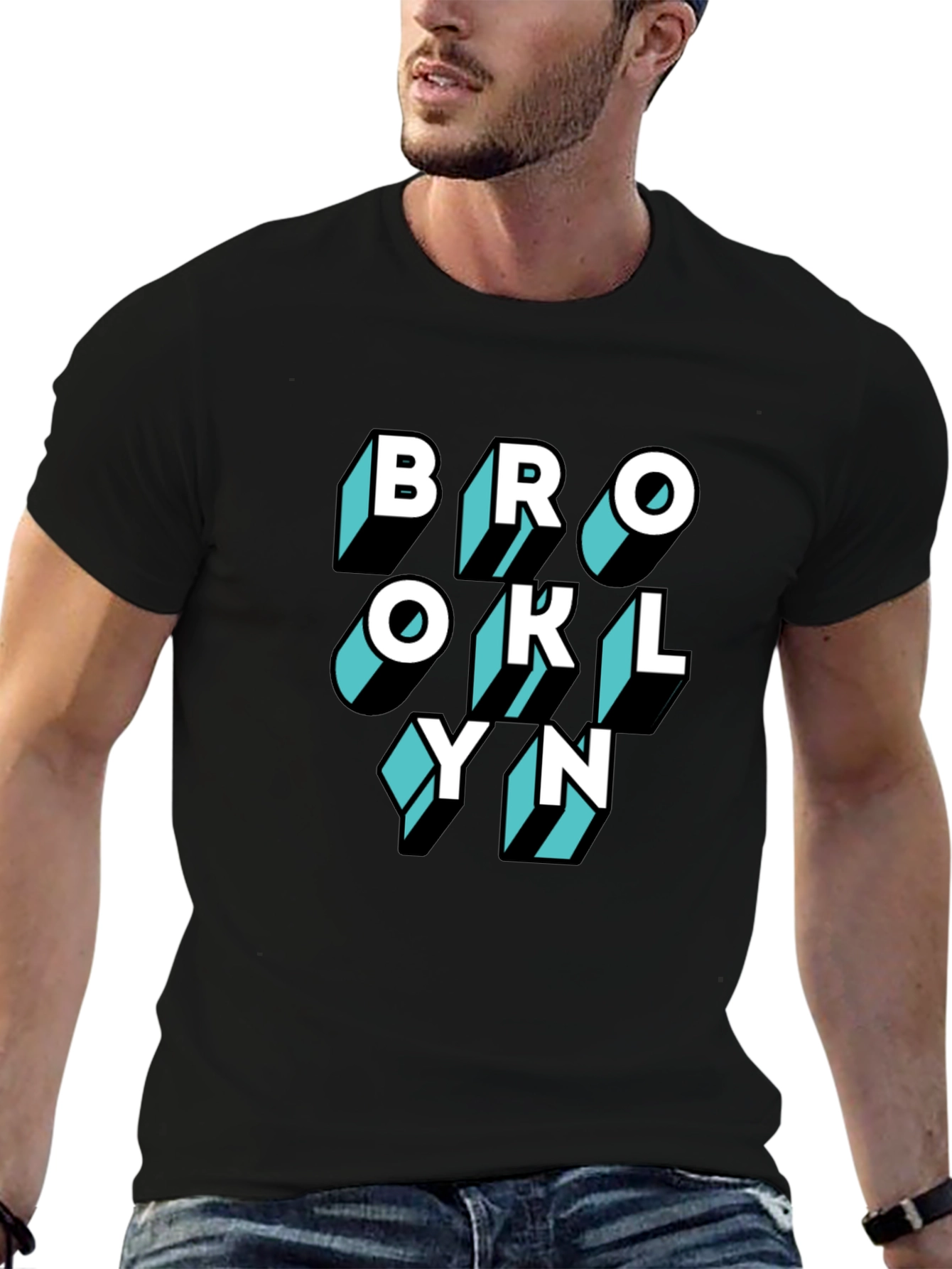 Brooklyn Graphic Tee - Cool Black Shirt