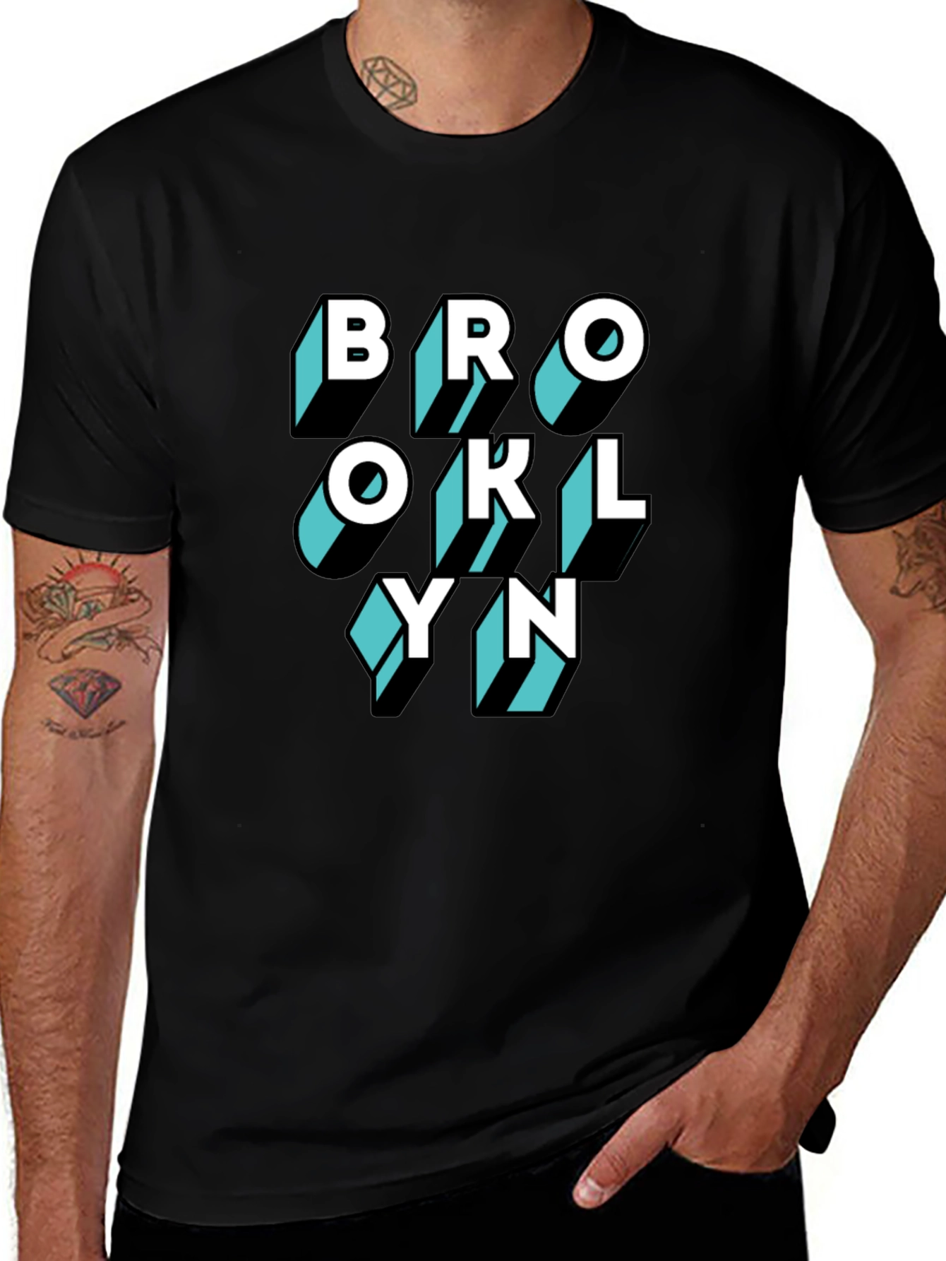 Brooklyn Graphic Tee - Cool Black Shirt