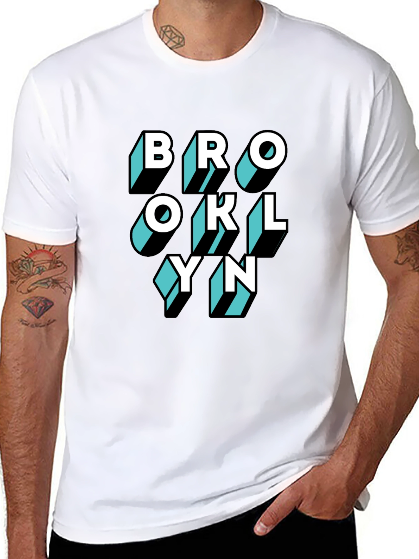 Brooklyn Graphic Tee - Cool Black Shirt