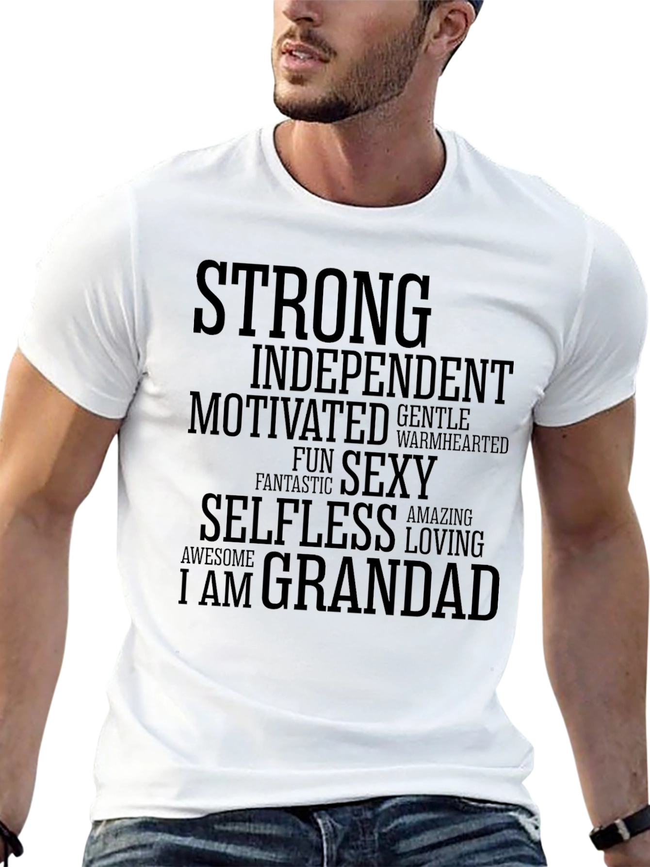 Strong Grandad T-Shirt - Gift for Grandpa