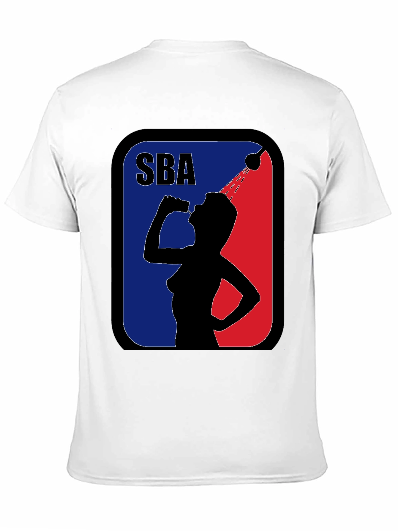 SBA Funny Parody Black Graphic T-Shirt