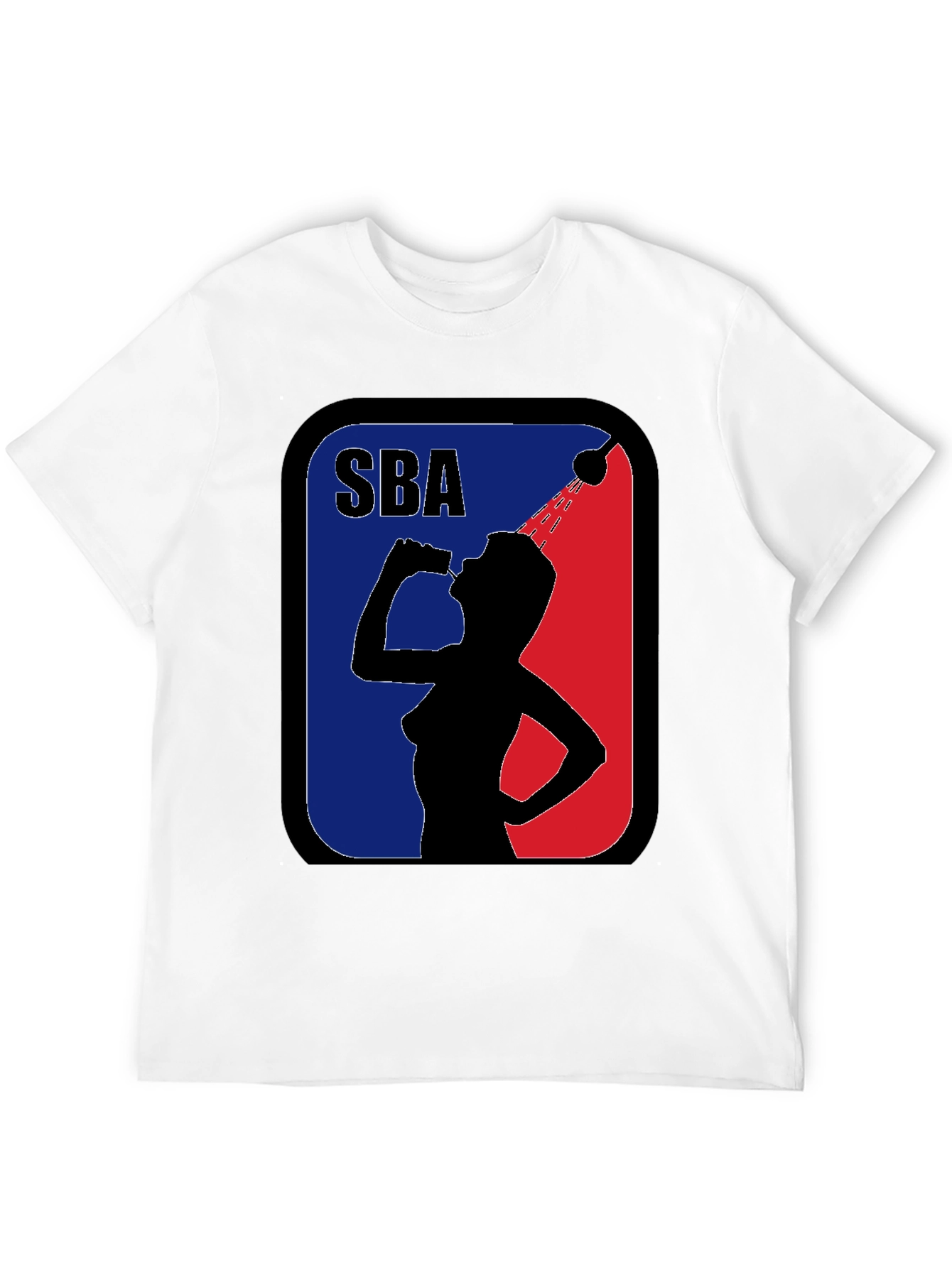 SBA Funny Parody Black Graphic T-Shirt
