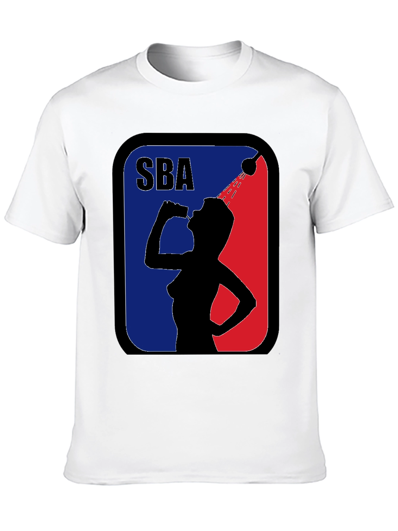 SBA Funny Parody Black Graphic T-Shirt