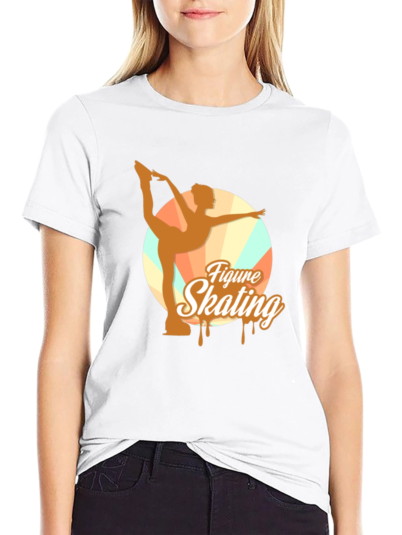 Figure Skating Tee - Retro Sport T-Shirt
