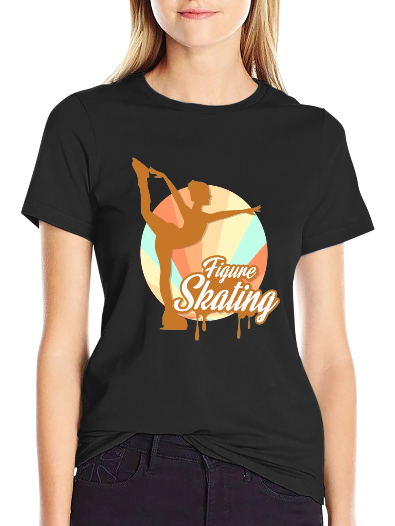 Figure Skating Tee - Retro Sport T-Shirt