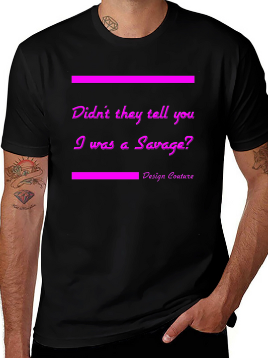 Savage Graphic Tee - Black