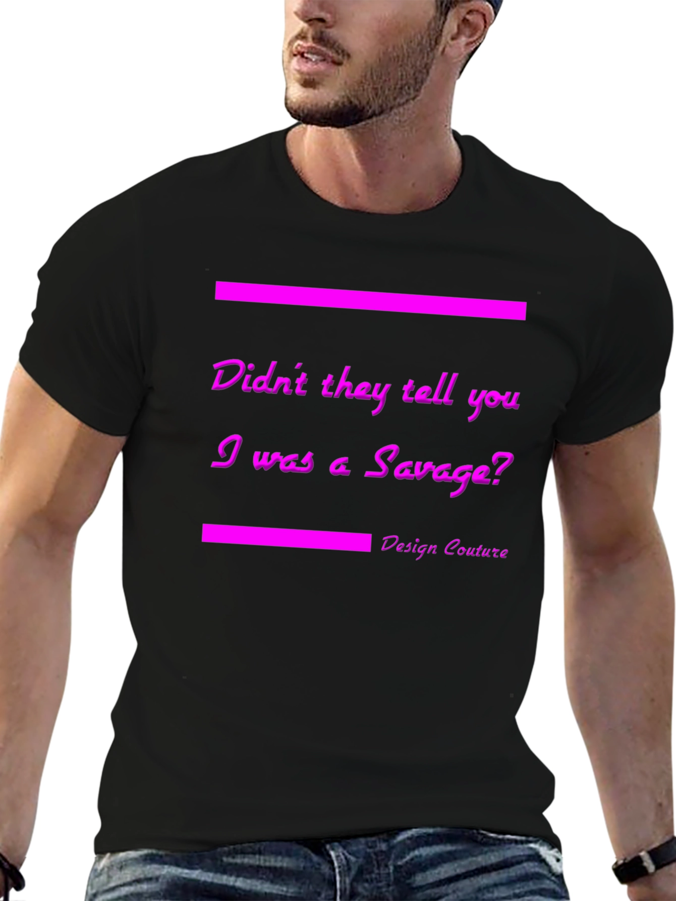 Savage Graphic Tee - Black