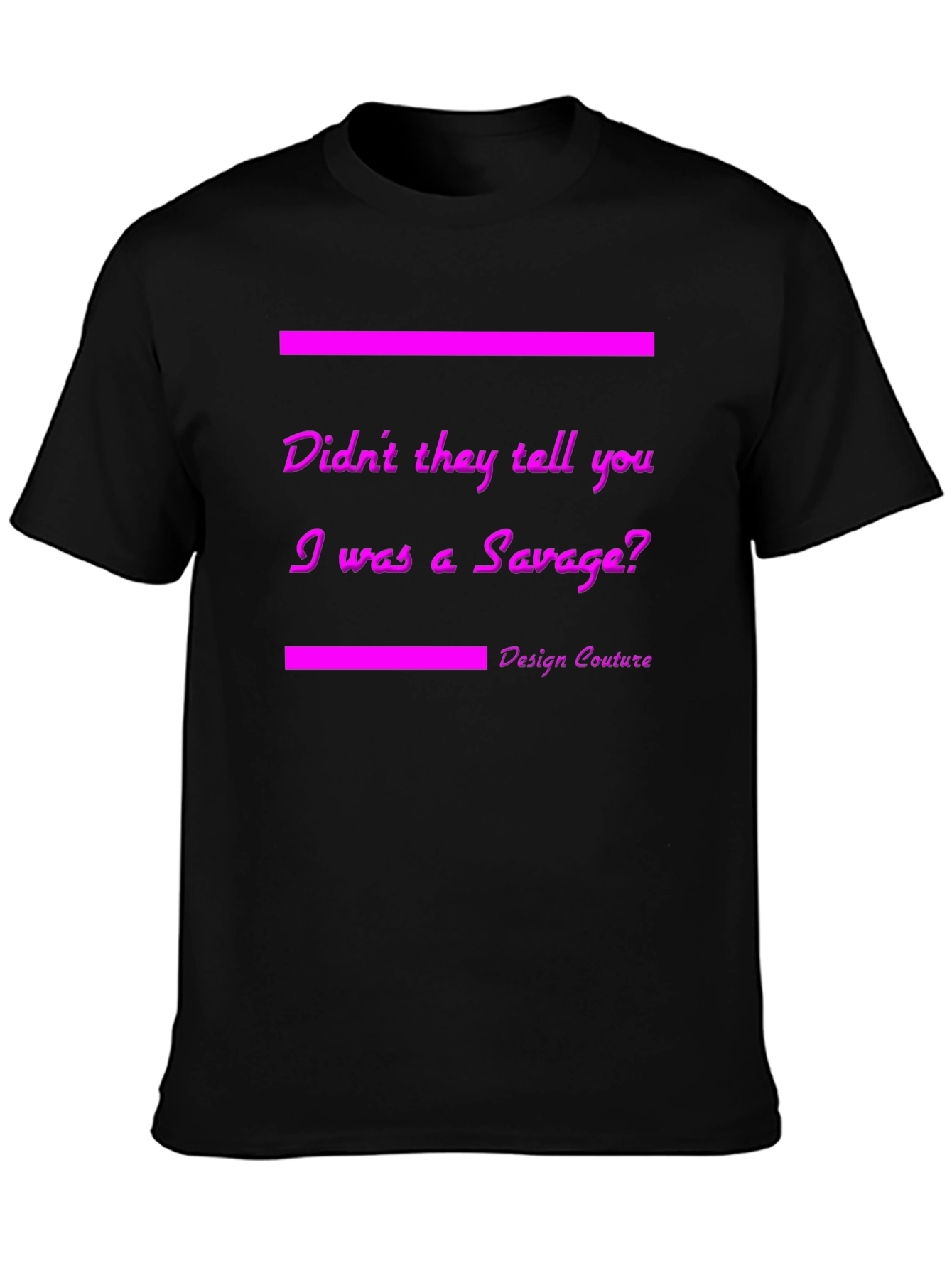Savage Graphic Tee - Black