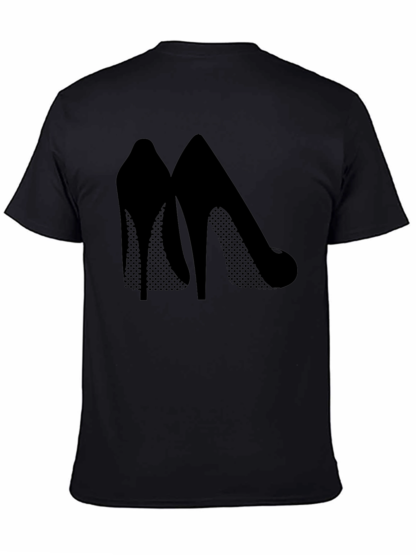 Stylish High Heel Silhouette Tee