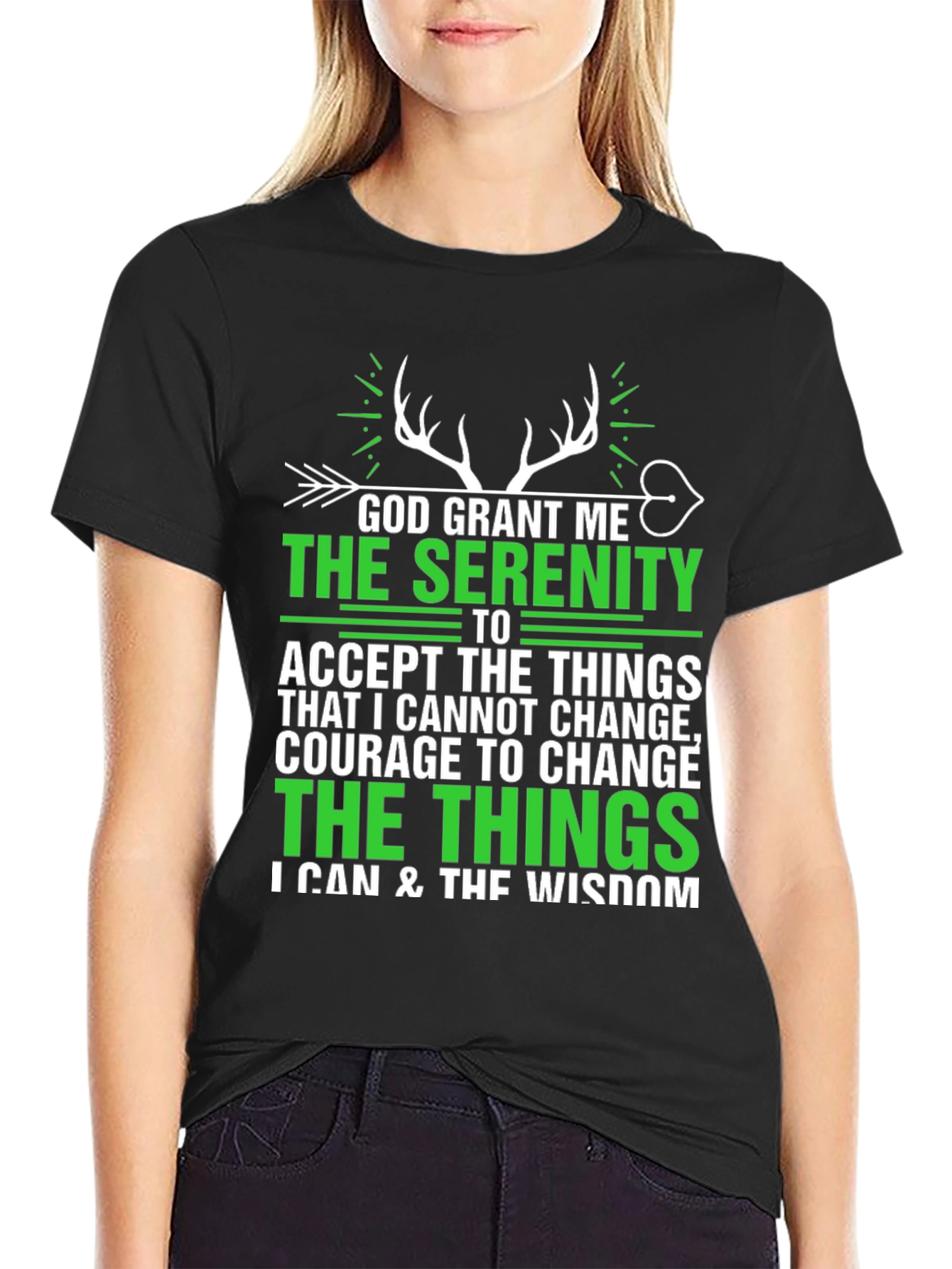 God Grant Me Serenity Graphic Tee