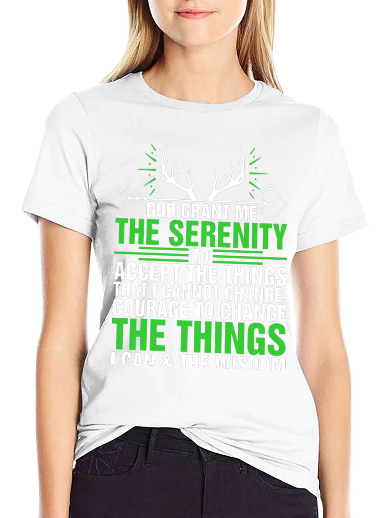 God Grant Me Serenity Graphic Tee
